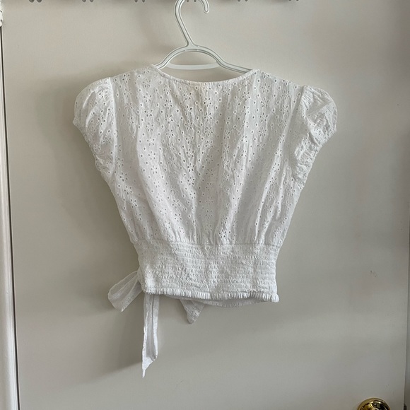 Japna White Eyelet Blouse - Picture 3 of 3